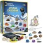 National Geographic - Set educativ Calendar de Craciun descopera roci si pietre pretioase cu 24 de surprize National Geographic 